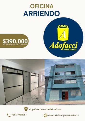 Arriendo Oficina