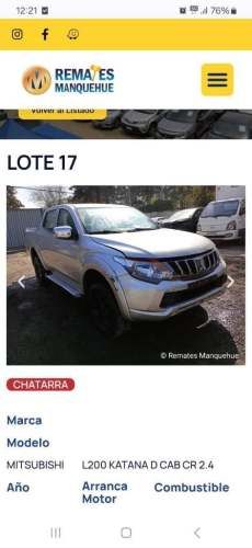 Mitsubishi l200 año2019