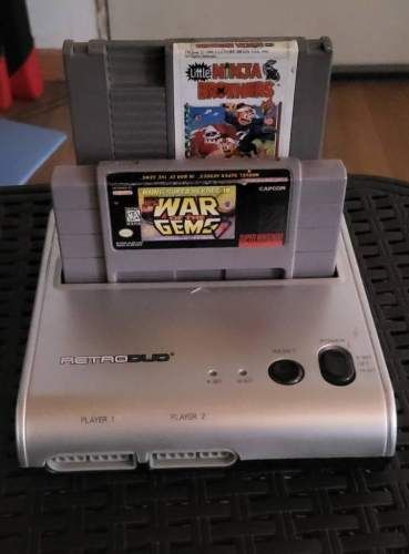 Retrobit dúo + Juegos snes y nes super nintendo consola + 2 joystick
