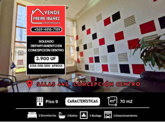 DEPARTAMENTO DE 3D 2B 1E 1B EN CONCEPCIÓN CENTRO