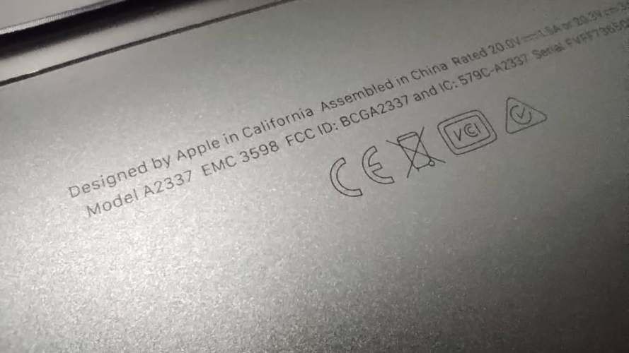 MacBook Air 13 M1 Late 2020