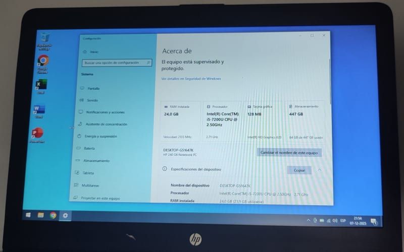 Notebook HP 240 G6 24GB RAM - SSD 480GB