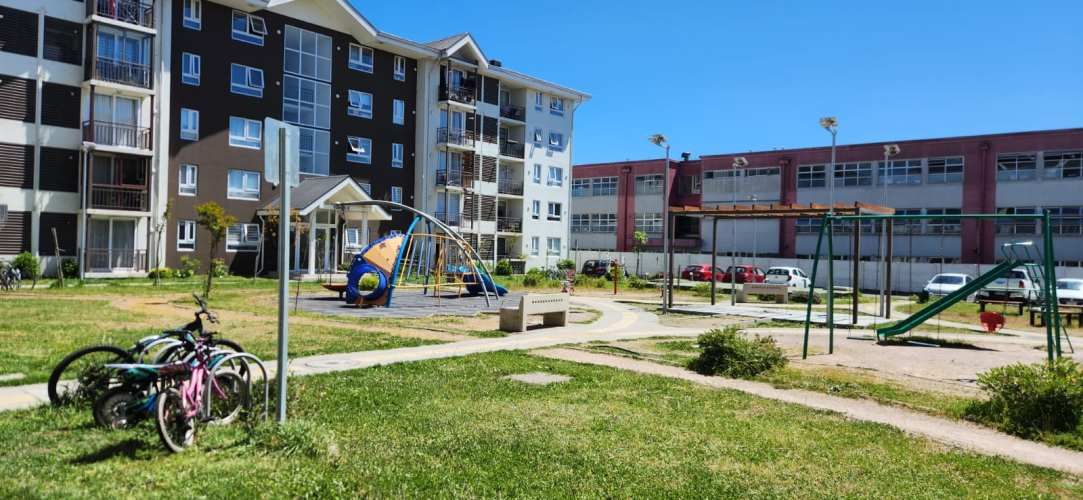 ARRIENDO HUALPEN CONDOMINIO MIRADOR LA FLORESTA DEPTO 3D+1B