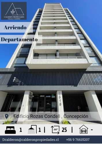 Se arrienda hermoso Home studio completamente nuevo e iluminado en edificio Rozas Condell