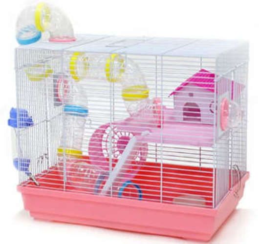 jaula para hamster full equipada, hamster
