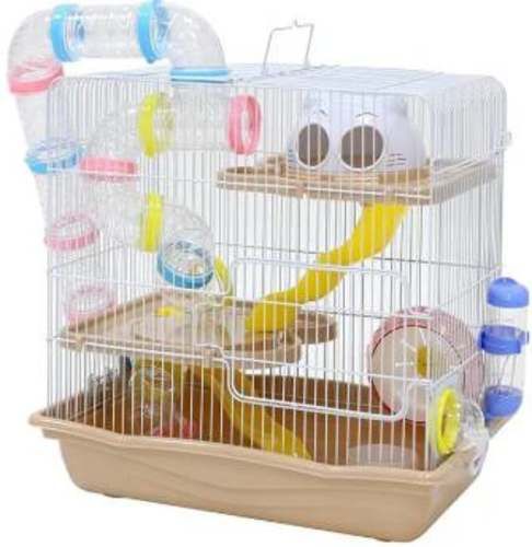 jaula para hamster full equipada, hamster