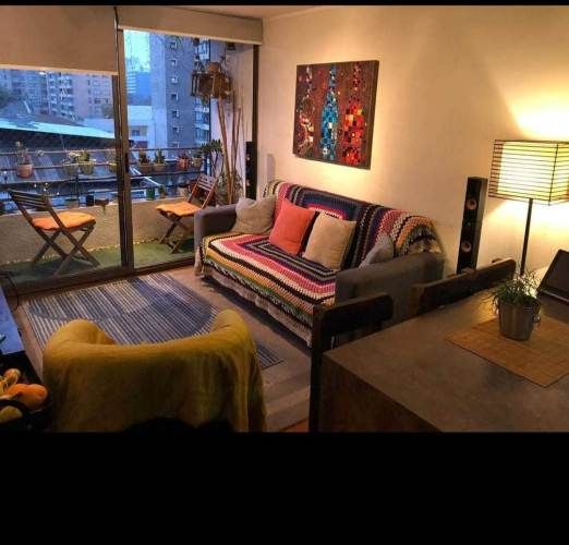 Excelente Depto 2D y terraza - Metro Almagro (134621)