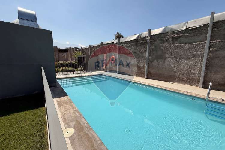 "moderno depto. amoblado en ñuñoa con piscina"