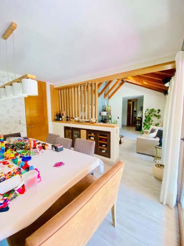 CASA CHILENA 1 PISO A PASOS COLEGIO PEDREGALES, 3D + 3B + Escritorio + P. Servicio + Piscina + Quincho