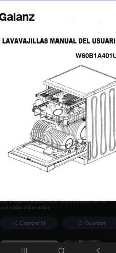 Vendo lavavajillas galanz 14 cubiertos casi nuevo
