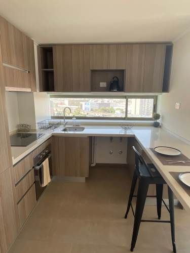 Depto Semi Amoblado 2D+2B Quilin 139, Laguna Centro, Macul $460.000