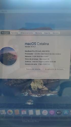 MacBook Pro 13" Mid 2012 (Último modelo actualizable) — ¡UPGRADE a 8 GB RAM y SSD!