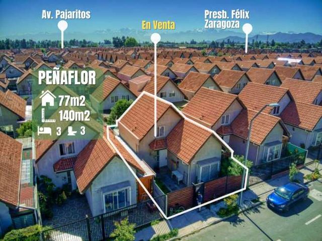 Casa en arriendo en Peñaflor - Opción a Compra