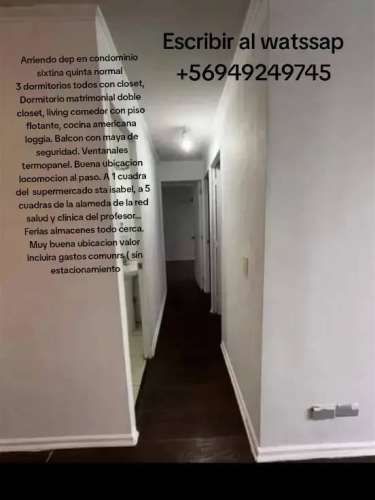 Arriendo departamento quinta normal