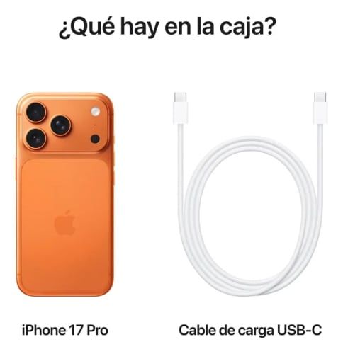 Iphone 17 pro 256gb Naranjo