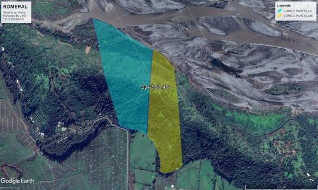Terreno Agrícola - 16.78ha - Romeral, Rio Teno