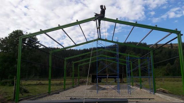 ESTRUCTURA DE GALPON 15X30 Mts