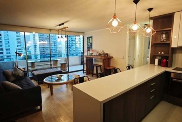 Amplio depto  2d 2b full amoblado las condes