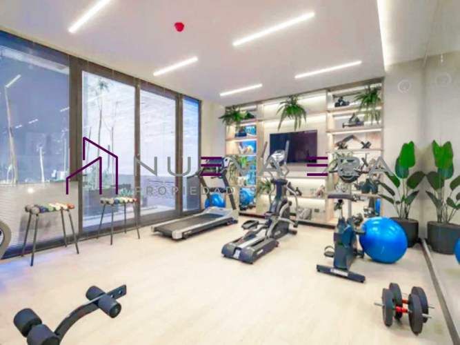 Dpto Amoblado con terraza Stgo. Centro (135718)