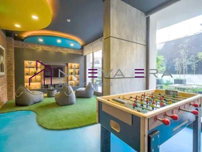 Dpto Amoblado con terraza Stgo. Centro (135718)