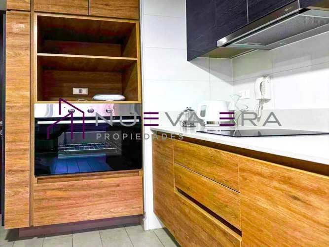 Dpto Amoblado con terraza Stgo. Centro (135718)