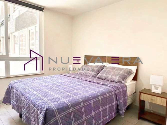 Dpto Amoblado con terraza Stgo. Centro (135718)