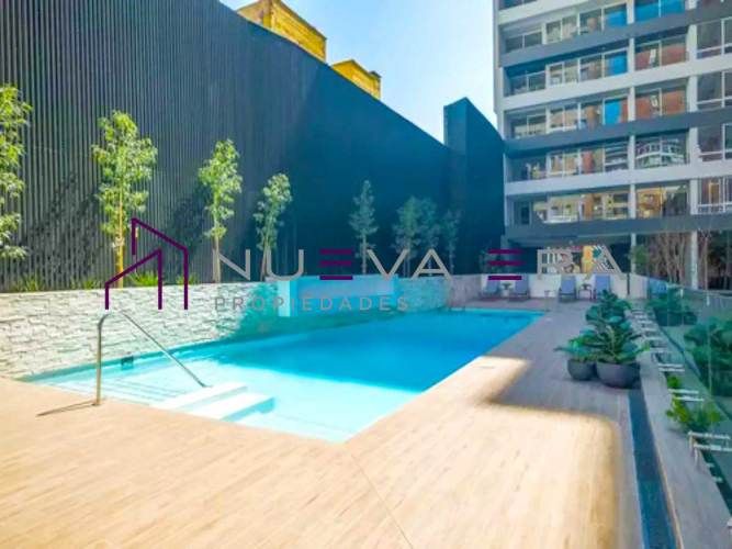 Dpto Amoblado con terraza Stgo. Centro (135718)