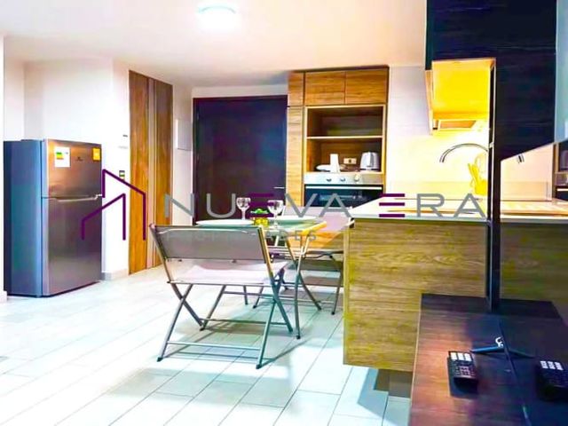 Dpto Amoblado con terraza Stgo. Centro (135718)