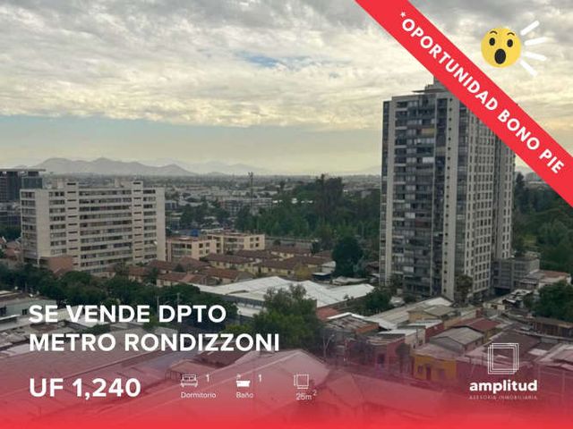 DPTO 1D+1B a pasos del metro Rondizzoni (136045)