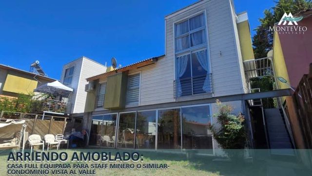 Arriendo amoblado casa Full Equipada para Staff Mi