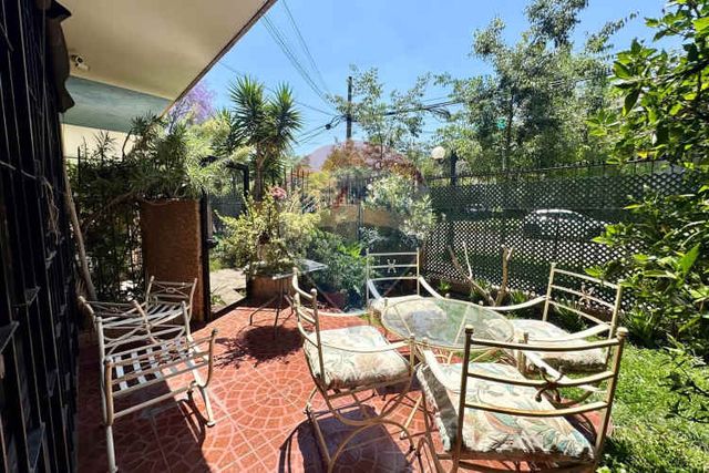 Departamento con patio 3d,2b,e, providencia