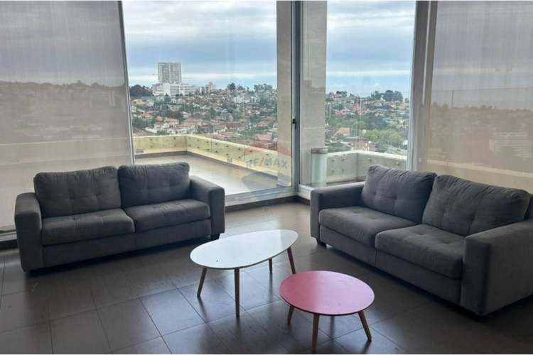 ¡arriendo con espectacular vista al mar!