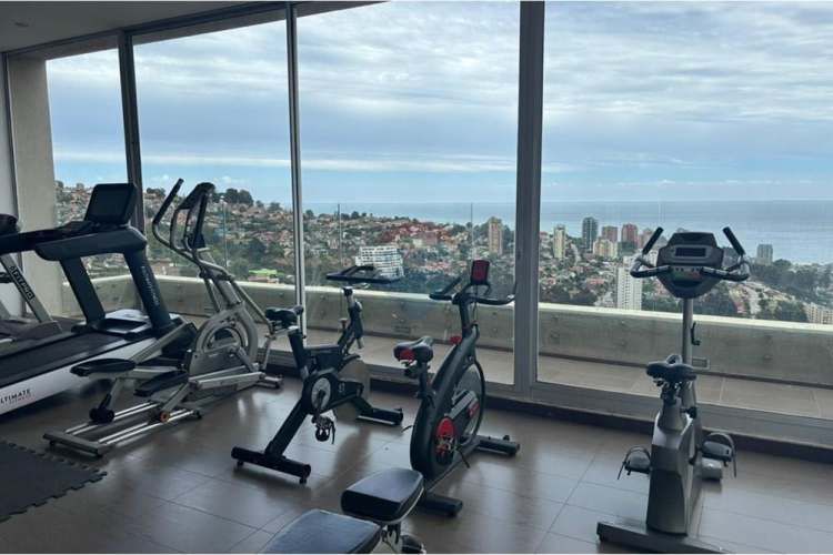 ¡arriendo con espectacular vista al mar!