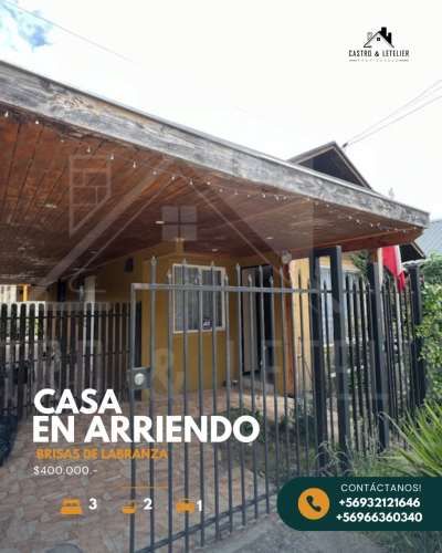 Casa en arriendo