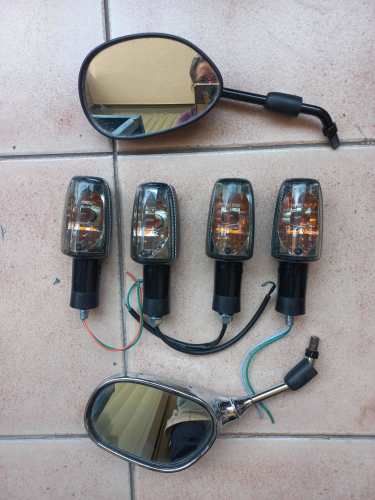 focos moto intermitentes y espejos honda GL150