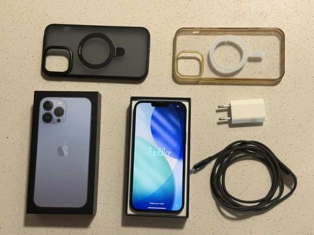 iPhone 13 Pro Max 256 GB celeste (usado en buen estado)