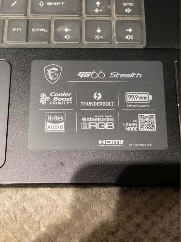 NOTEBOOK MSI GS66