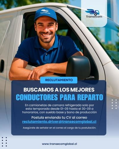 Conductor para reparto con vehiculo propio - San Miguel