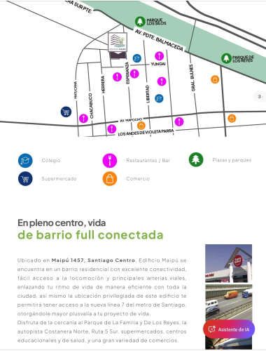 LANZAMIENTO  EDIFICIO MODERNO EN EL CORAZÓN DE STGO