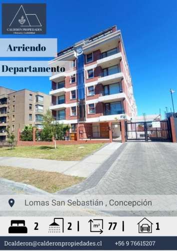 Se Arrienda hermoso y amplio departamento en Lomas de San Sebastián