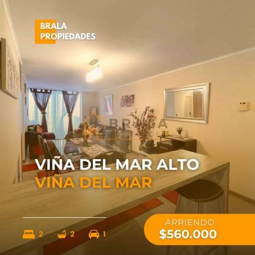 ARRIENDO DEPARTAMENTO VIÑA DEL MAR ALTO