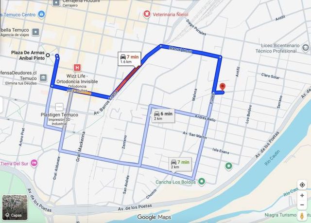 Venta casa sector san Antonio de Temuco a 7 minutos del centro.