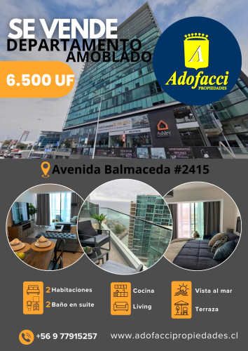 Departamento Amoblado, Avenida Balmaceda