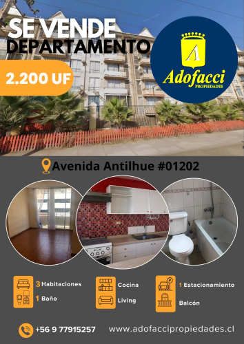 Departamento Av. Antilhue Don Ignacio