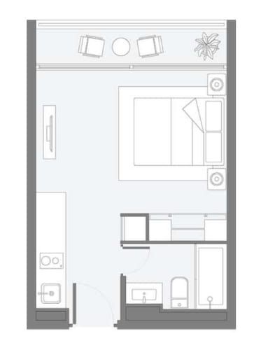 Depto excelente conectividad Metro Hospitales (137130)