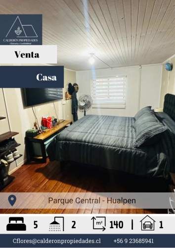 Venta Amplia Casa Parque Central – Hualpén