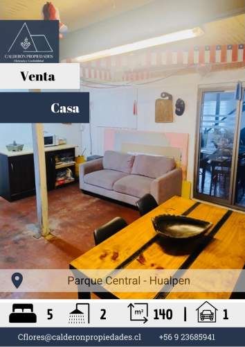 Venta Amplia Casa Parque Central – Hualpén