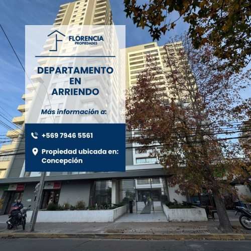  ¡En arriendo! Moderno y acogedor departamento en Concepción 