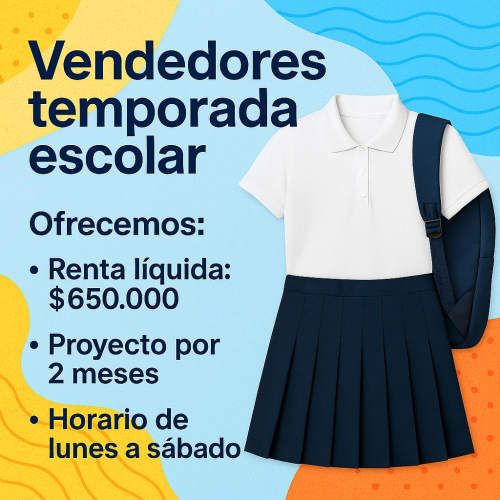 ENTREVISTA DE VENDEDORES/AS TEMPORADA ESCOLAR SECTOR ORIENTE