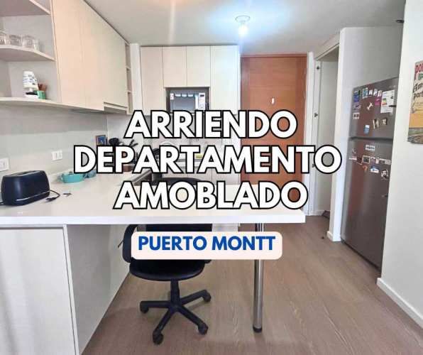 Arriendo departamento amoblado 1H1B y parking (138474)